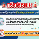 อาจารย์ผู้สอนระดับป.โท/ป.เอก/ป.บัณฑิต บันทึกระดับคะแนนผ่านระบบบริการการศึกษา ประจำภาคการศึกษาที่ 1/2569